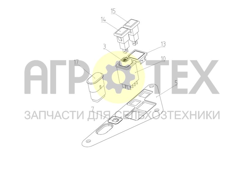 Чертеж Панель (МРУ-1.21.140)